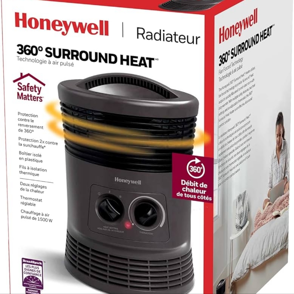Honeywell 360 Degree Surround Fan Forced Heater